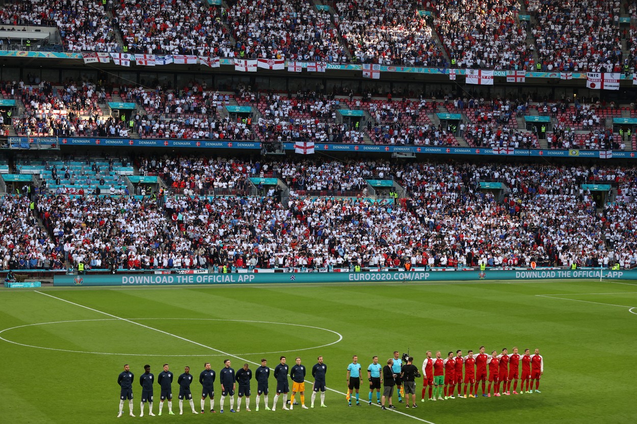 Anglia - Danemarca, în semifinalele Euro 2020 / Foto: Profimedia