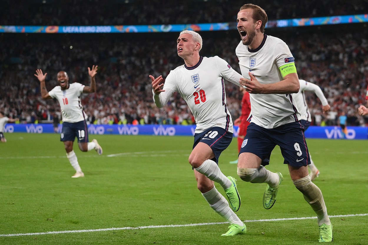 EURO 2020 | Anglia – Danemarca 2-1 (prel.). Meci nebun pe Wembley! Țara în care s-a inventat fotbalul, în premieră în finala unui Campionat European
