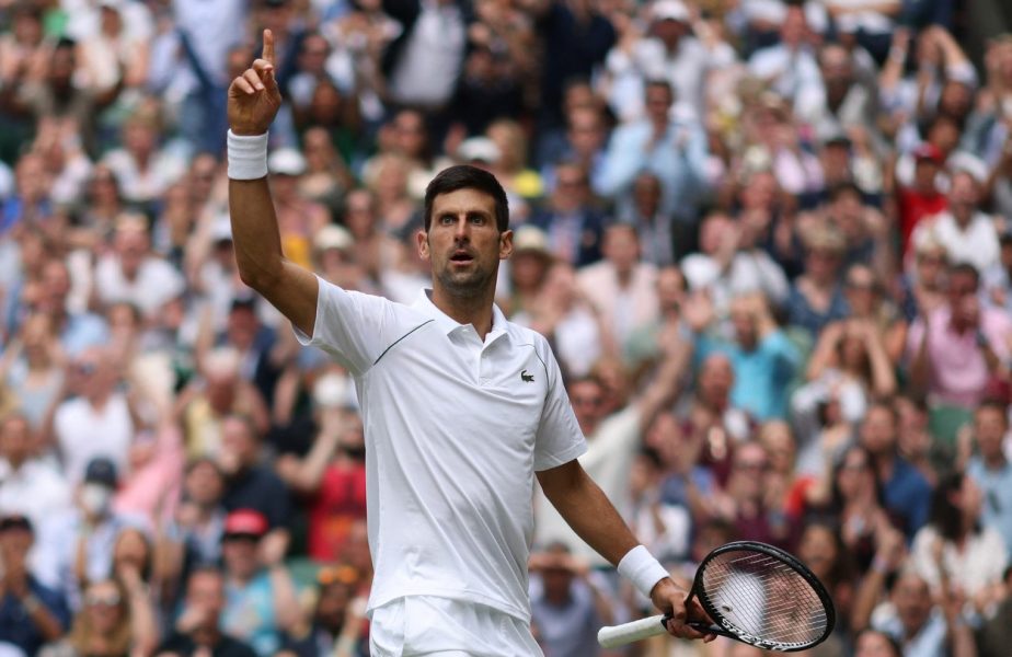 Novak Djokovic a câştigat finala Wimbledon şi a egalat recordul istoric al lui Federer şi Nadal. Sârbul are 20 de trofee de Grand Slam