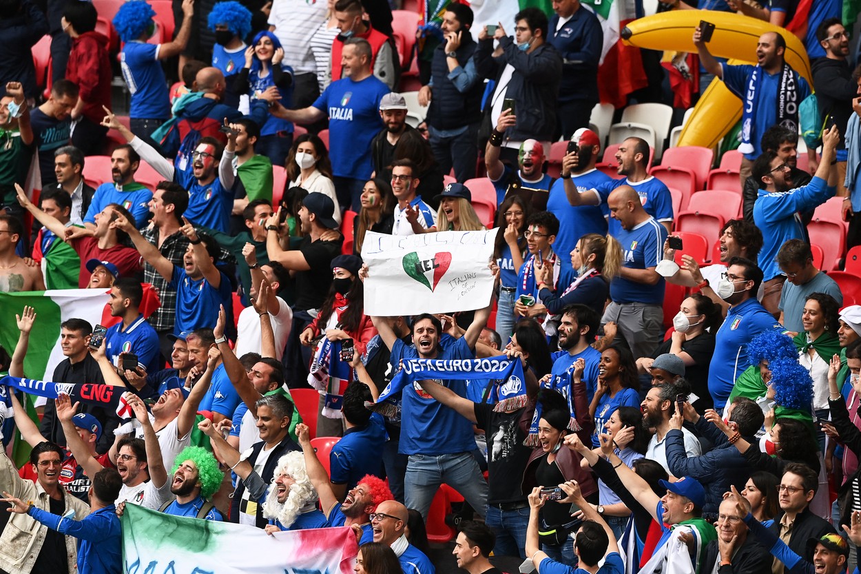 Atmosferă Wembley înaintea finalei Euro 2020 / Profimedia