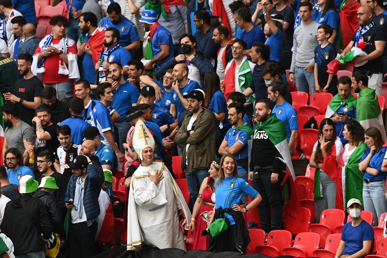 Atmosferă Wembley înaintea finalei Euro 2020 / Profimedia