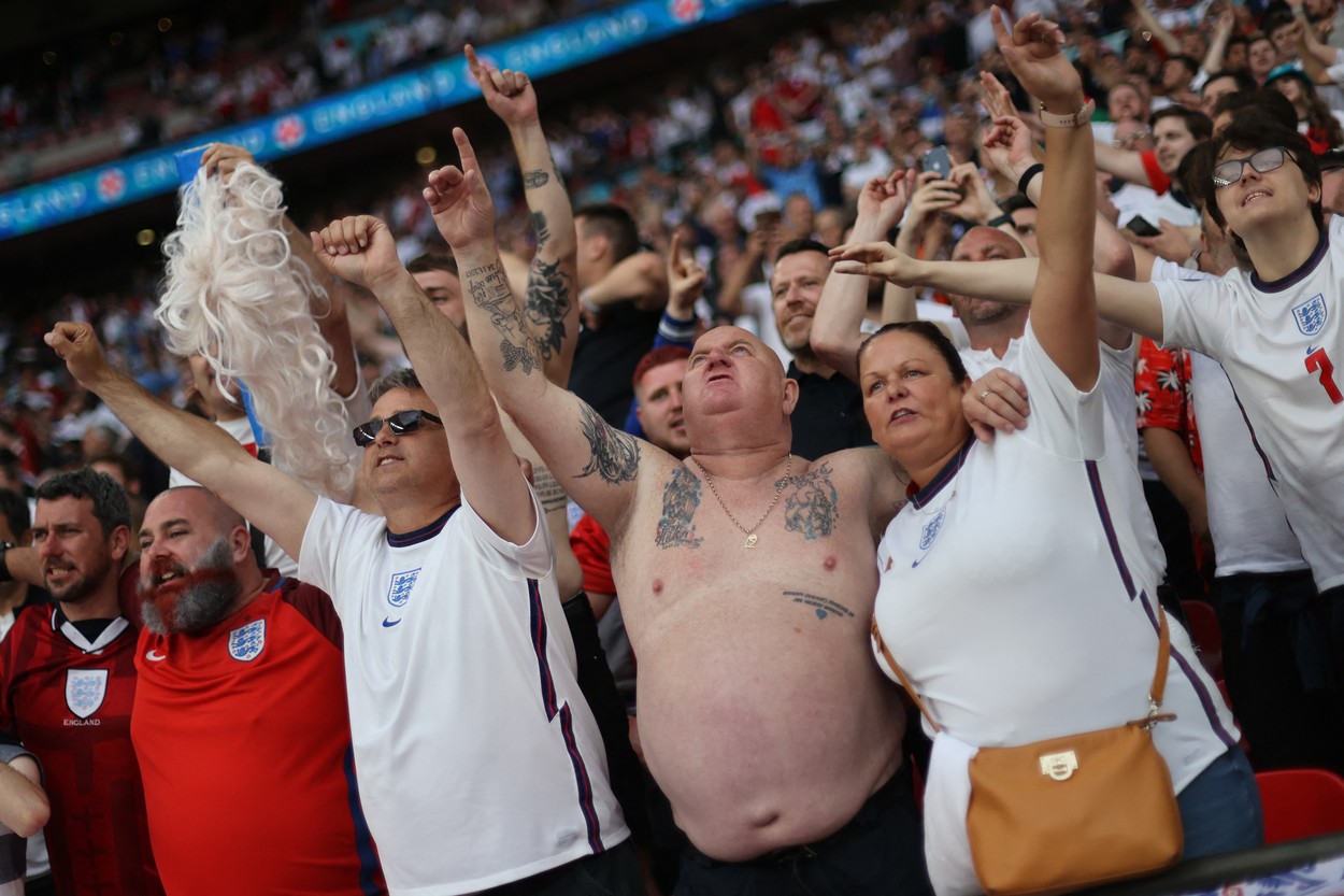 Atmosferă Wembley înaintea finalei Euro 2020 / Profimedia