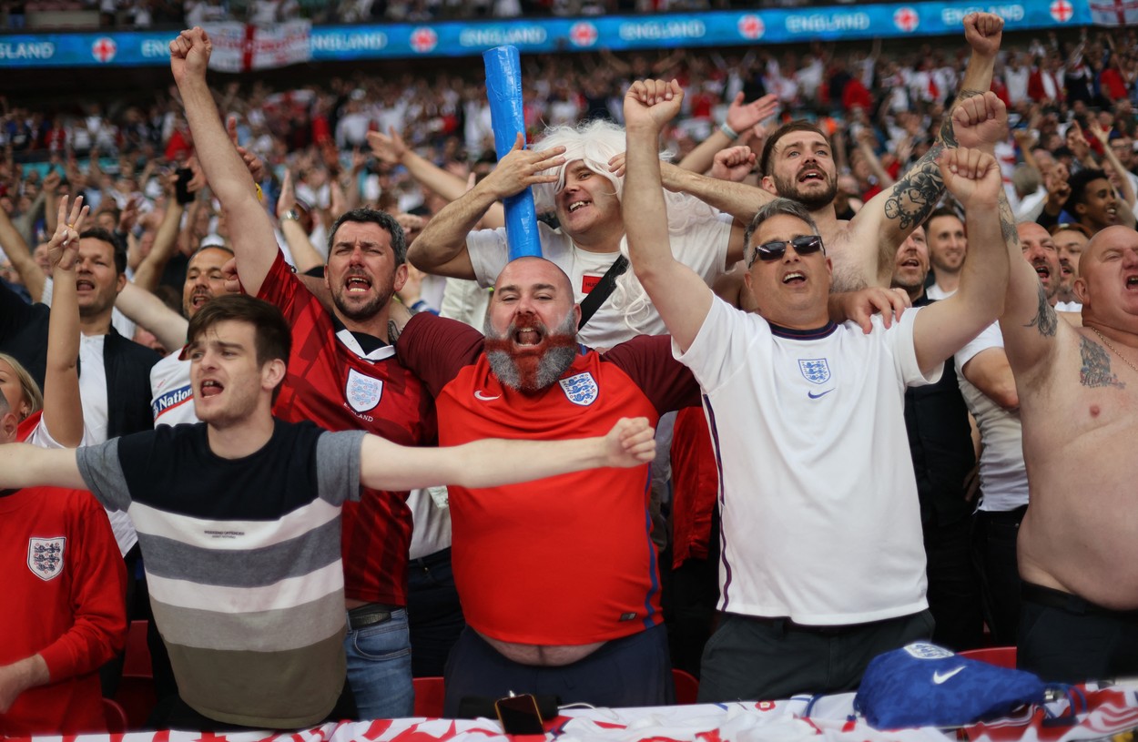 Atmosferă Wembley înaintea finalei Euro 2020 / Profimedia