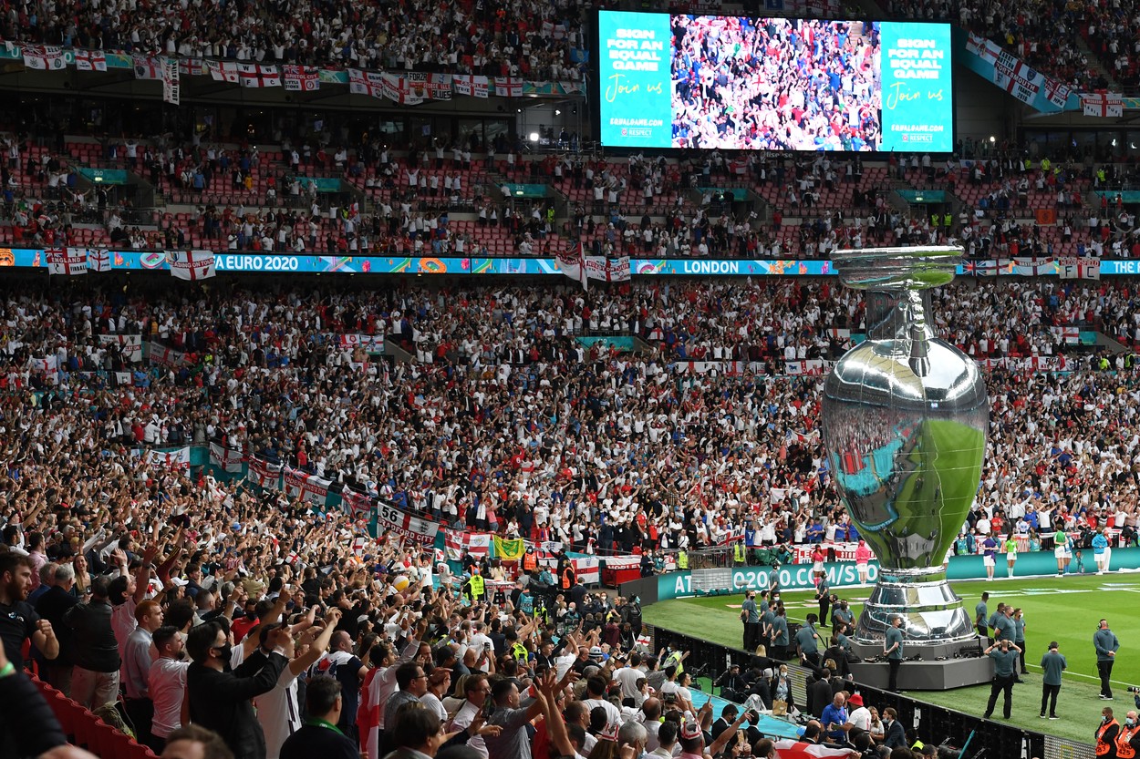 Atmosferă Wembley înaintea finalei Euro 2020 / Profimedia