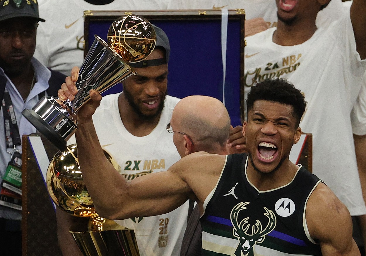 Bucuria celor de la Bucks după ce au luat titlul în NBA