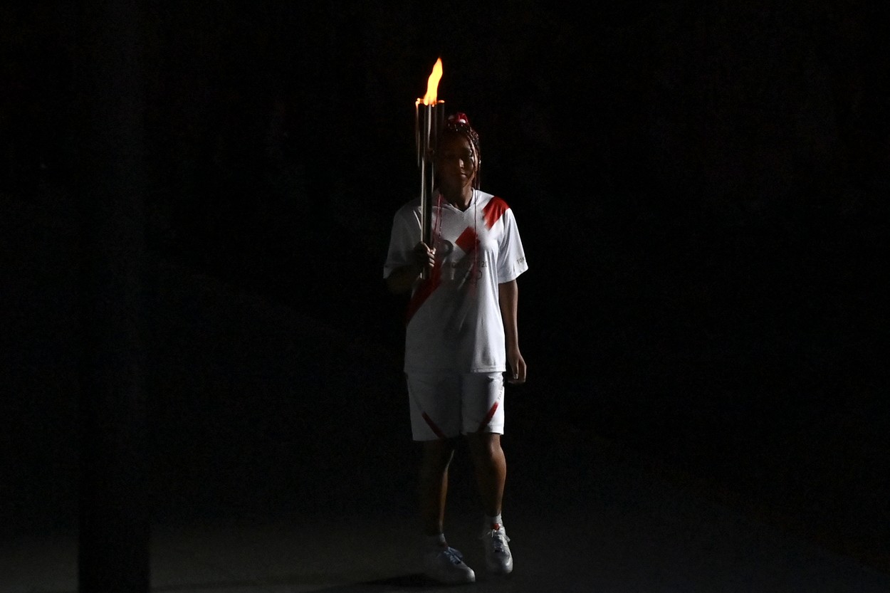 Naomi Osaka a aprins flacăra olimpică la Jocurile Olimpice 2020 / Profimedia