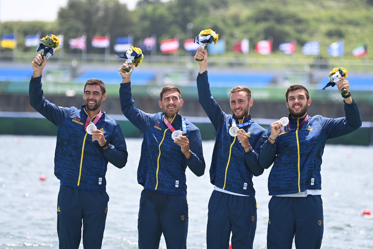 Băieţii de la 4 rame pe podium la Tokyo 2020, după medalia de argint câştigată la Jocurile Olimpice