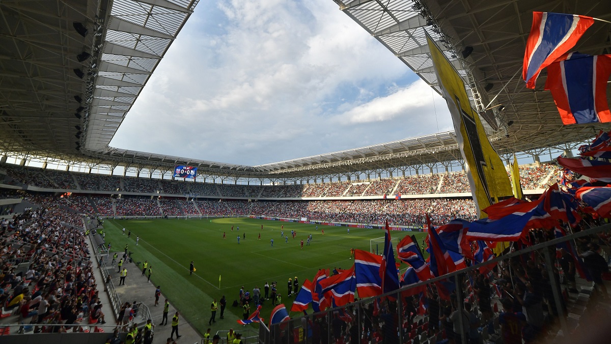Imagine de la stadionul Steaua