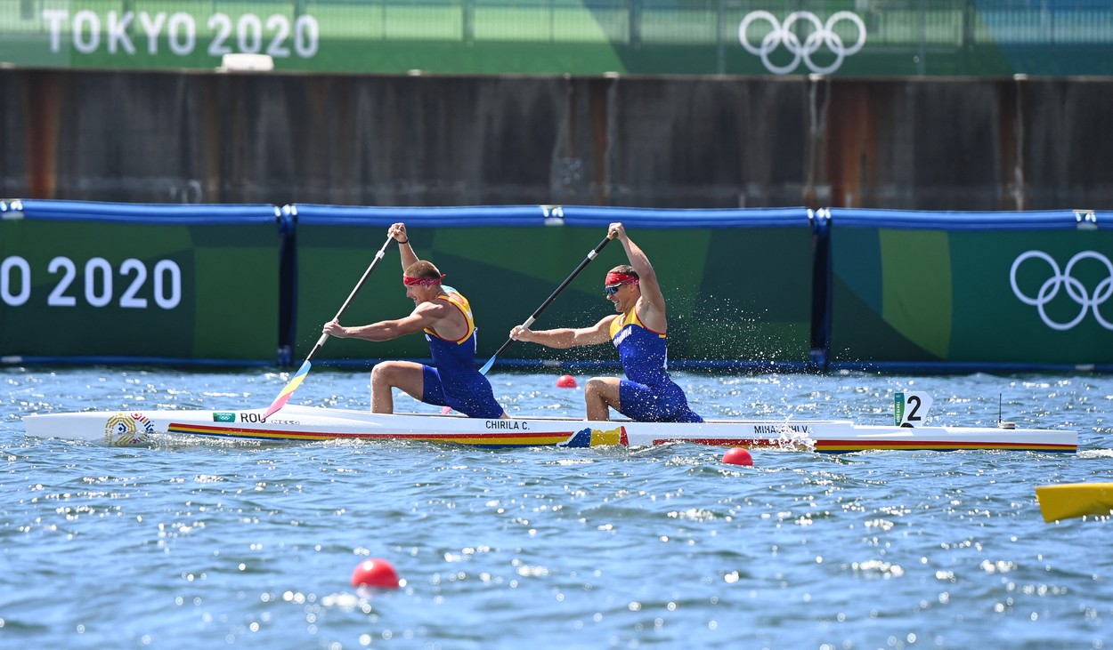 Jocurile Olimpice 2020 | România, la patru secunde de medalie la canoe! Victor Mihalachi şi Cătălin Chirilă, locul 5 în proba de dublu 1000 metri