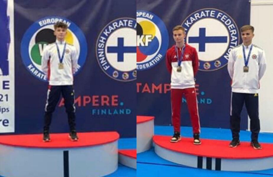 Aur și bronz pentru România! Rezultate excelente la Europenele de Karate din Finlanda