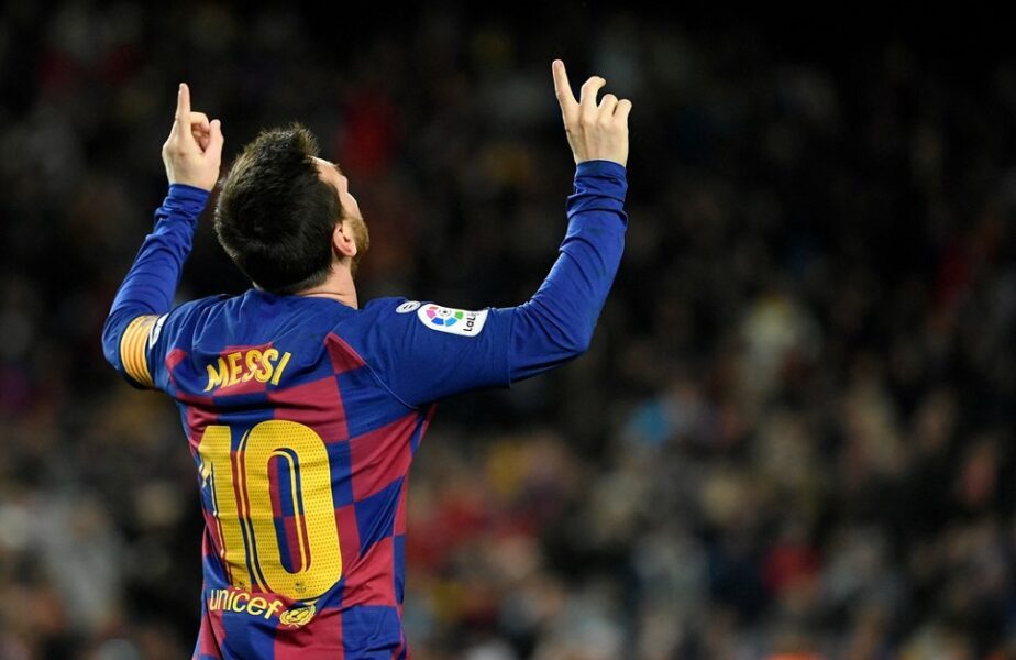 Lionel Messi, în tricoul Barcelonei