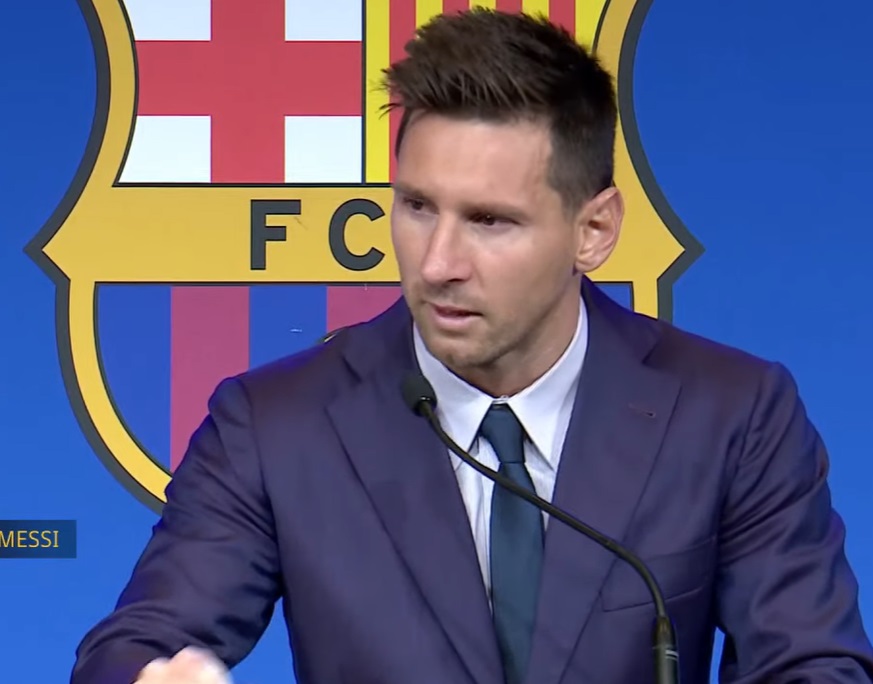 Lionel Messi, în lacrimi