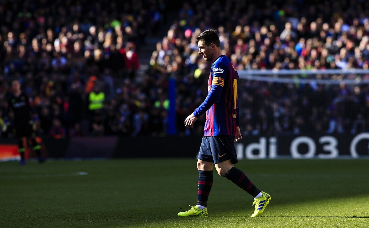 10 Leo Messi of FC Barcelona during the "Derby" of La Liga match between FC Barcelona and RCD Espanyol in Camp Nou Stadium in Barcelona 30 of March of 2019, Spain.
FC Barcelona v RCD Espanyol - La Liga, Spain - 27 May 2021,Image: 612872656, License: Rights-managed, Restrictions: , Model Release: no, Credit line: Profimedia