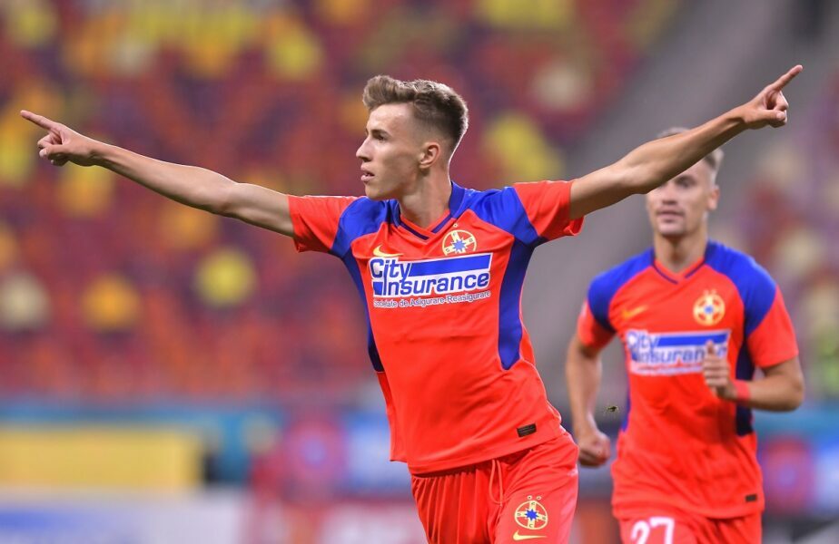 Octavian Popescu, bucurie după marcarea unui gol