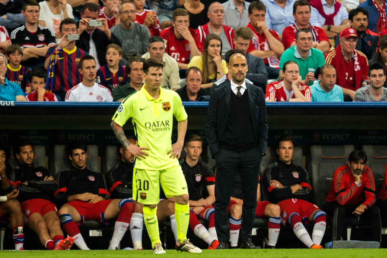Lionel Messi şi Pep Guardiola, la Barcelona
