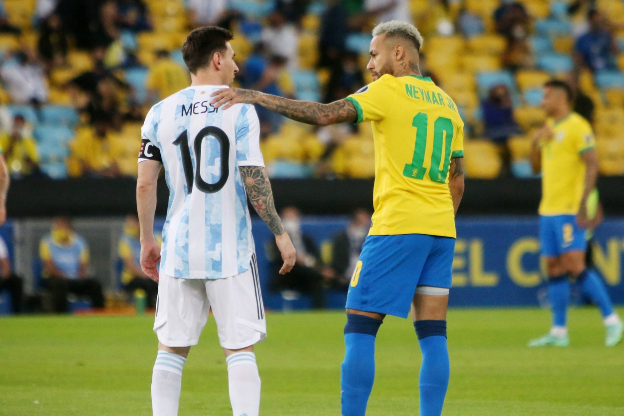 Lionel Messi şi Neymar la Copa America 2021