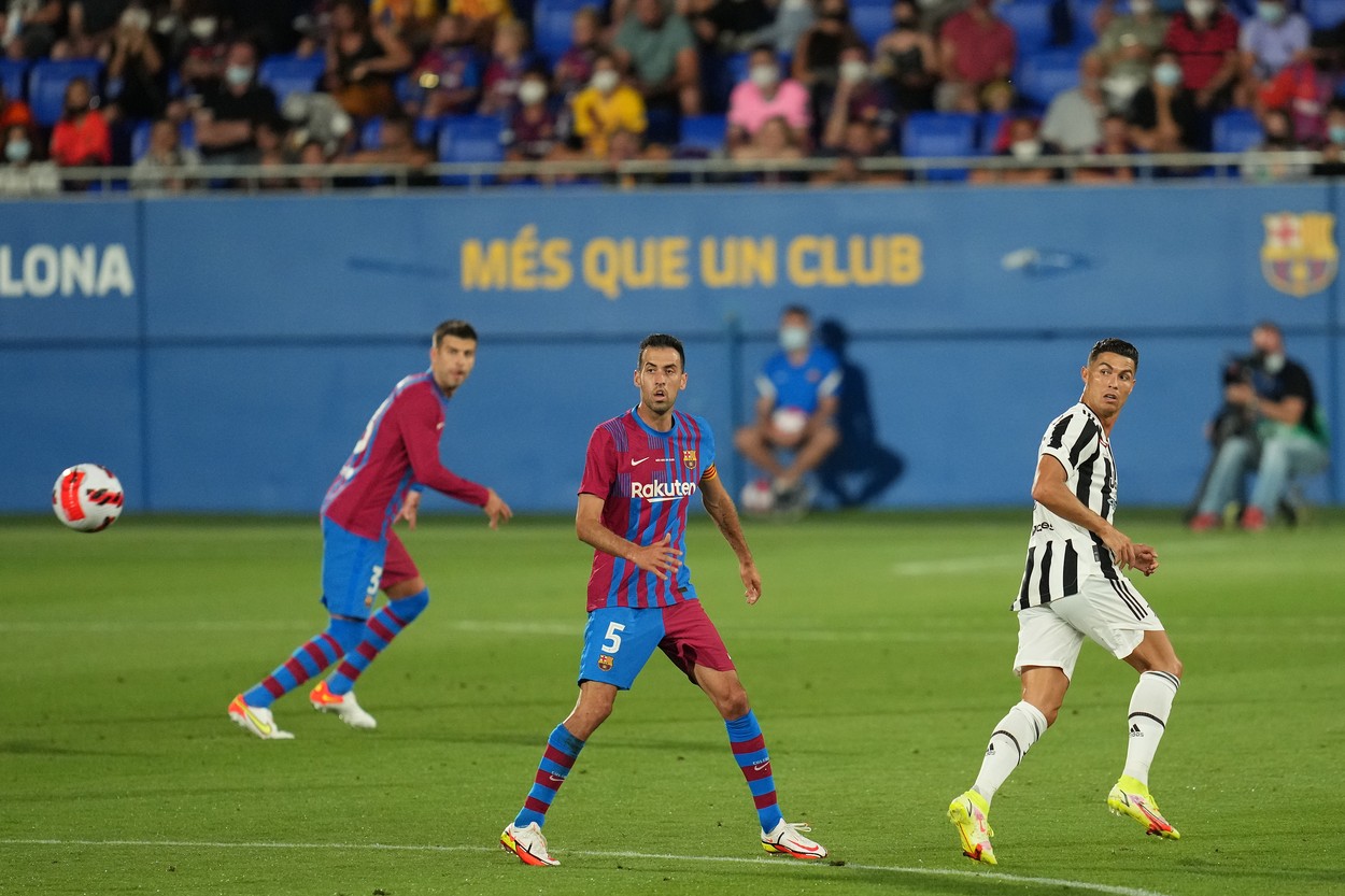 Cristiano Ronaldo, la trofeul Joan Gamper, în Barcelona - Juventus 3-0 / Profimedia