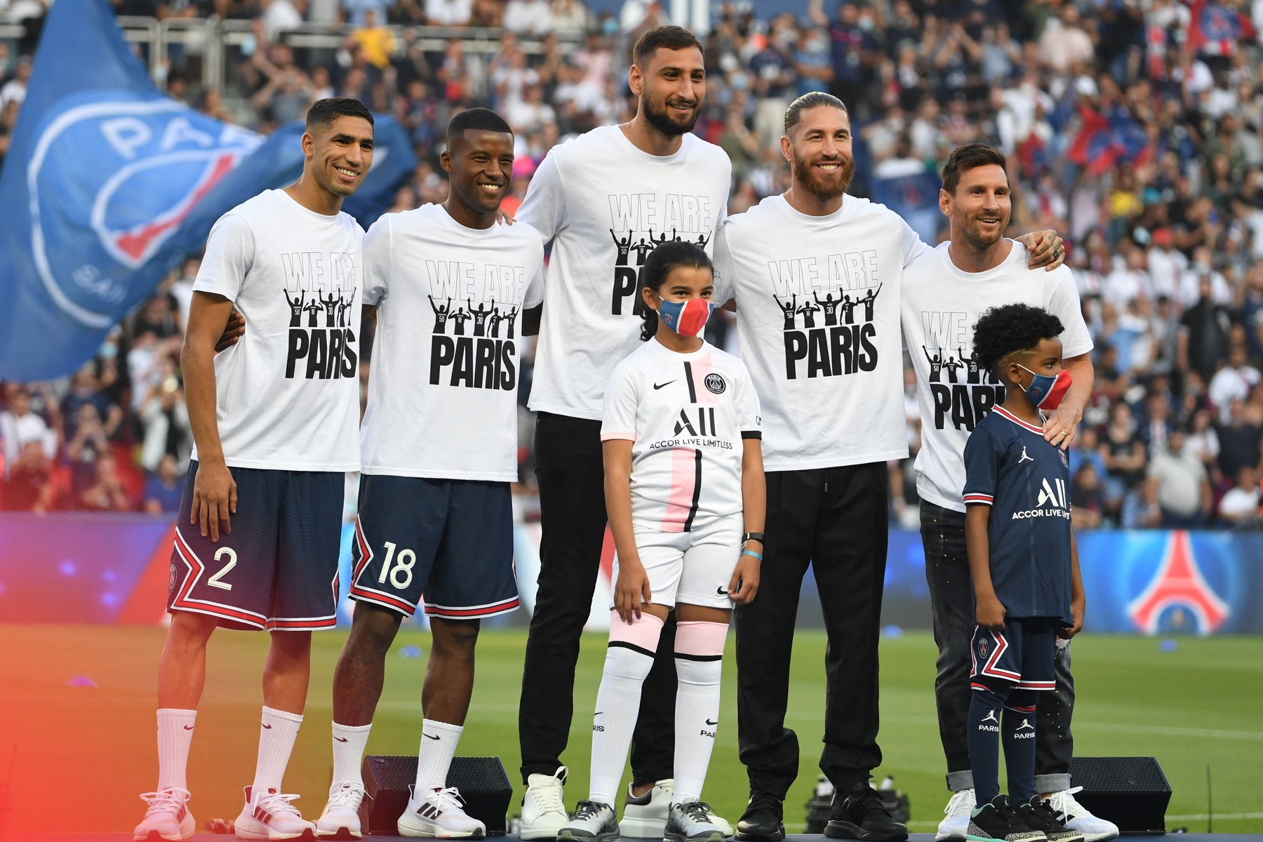 Noii jucători ai lui PSG, prezentați în fața fanilor