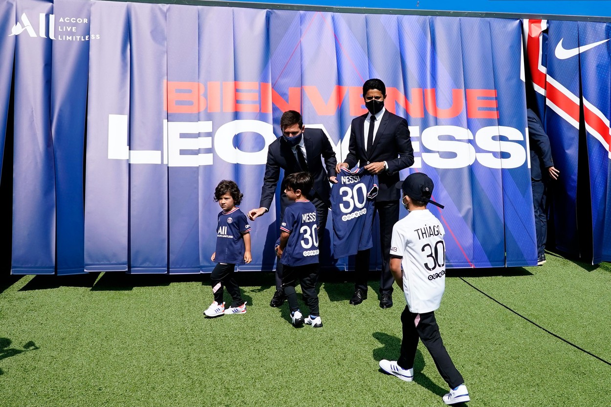 Mateo şi Thiago, pe urmele lui Lionel Messi! Superstarul argentinian şi-a înscris copiii la echipele de juniori ale lui PSG