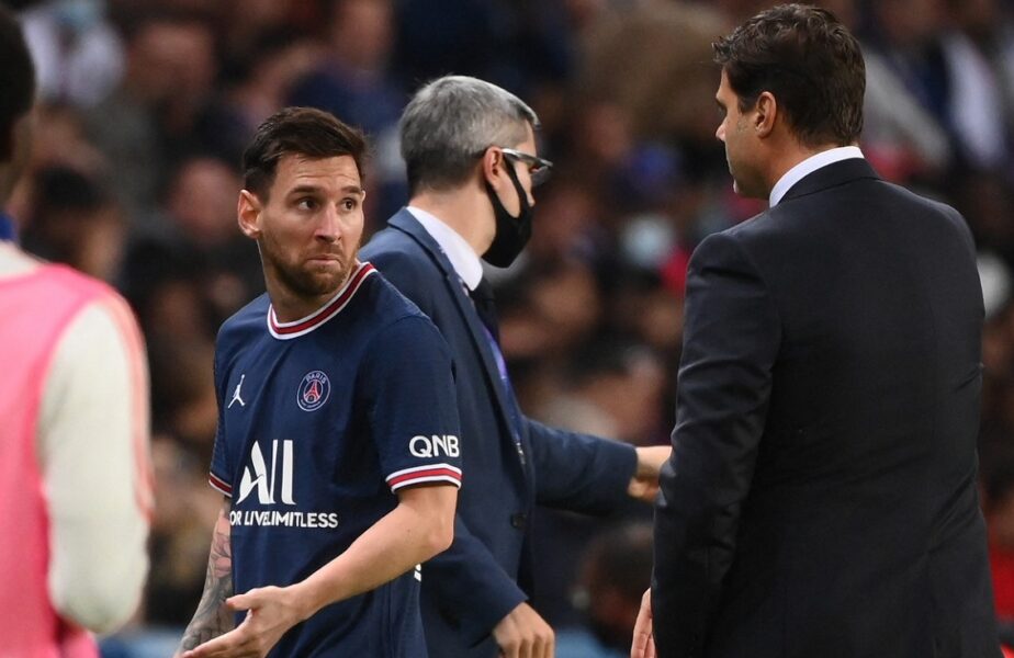 Spirite încinse la PSG! Mauricio Pochettino, prima reacţie după ce a fost lăsat cu mâna întinsă de Lionel Messi. Cum a explicat schimbarea argentinianului