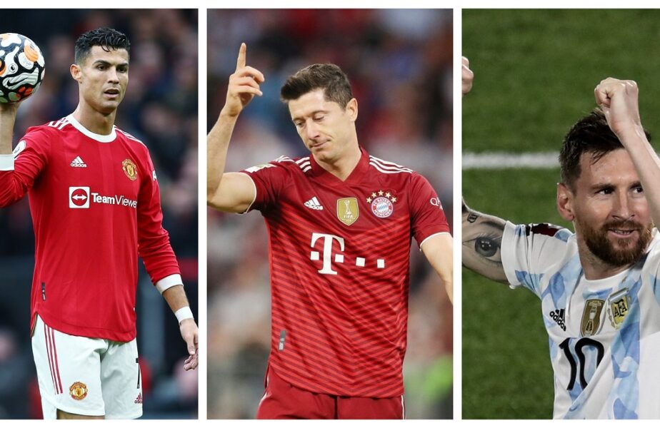 Cine sunt favoriții pentru Balonul de Aur! Lionel Messi și Robert Lewandowski, în capul listei. Ce șanse are Cristiano Ronaldo