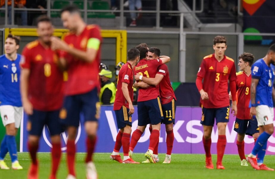 Italia – Spania 1-2. Ibericii au stopat seria istorică a Squadrei Azzurra. Spania, în finala Ligii Naţiunilor