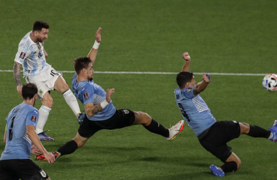 Imagine incredibilă cu Lionel Messi în timpul meciului Argentina – Uruguay 3-0. Cum a fost surprins starul de la PSG