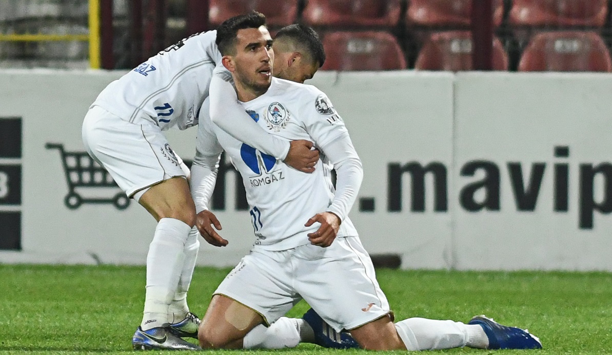 Ronaldo Deaconu, după un gol marcat pentru Gaz Metan