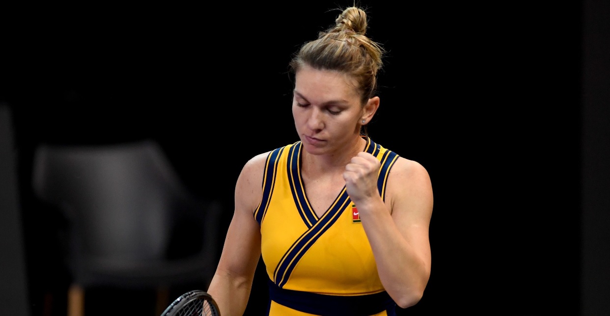Simona Halep, set perfect în semifinale, 6-0 cu Marta Kostyuk