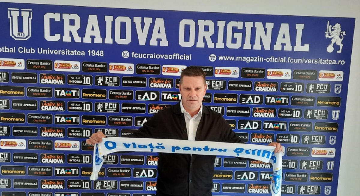 OFICIAL | Flavius Stoican, noul antrenor al lui FC U Craiova 1948. Anunţul făcut de echipa lui Adrian Mititelu. Care este principalul obiectiv!