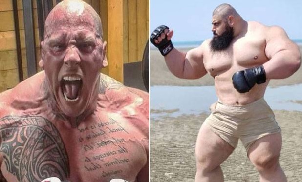 Bătălia secolului! ”Cel mai înfricoșător om din lume” vs ”Hulk din Iran”, duelul coloşilor