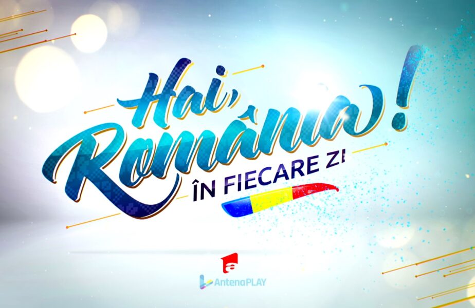 Hai să nu mai strigăm „HAI, ROMÂNIA” doar când e meci! Hai să strigăm „HAI, ROMÂNIA! ÎN FIECARE ZI!” Pe 1 decembrie, la Antena 1, avem trecutul glorios. Si vrem ca viitorul să fie la fel