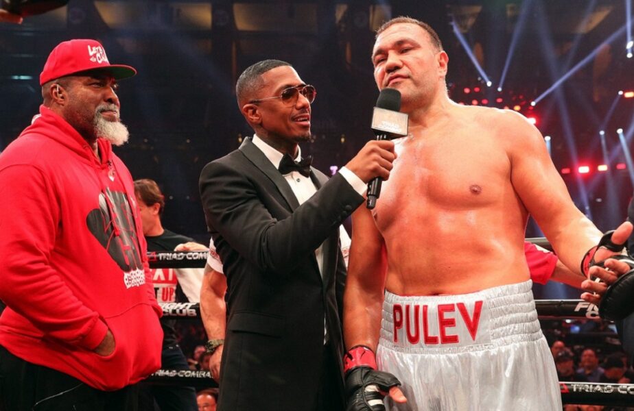 Moment istoric! Kubrat Pulev l-a bătut pe Frank Mir în primul meci de Triad Combat, noul format de lupte care combină reguli din box și MMA