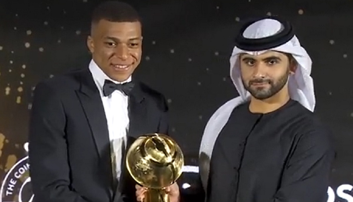 Kylian Mbappe, fotbalistul anului la Globe Soccer Awards