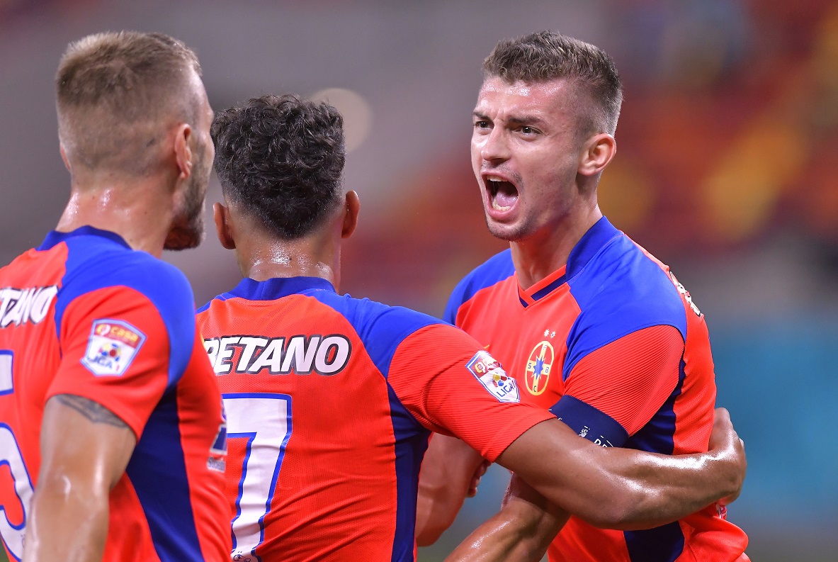 FCSB – UTA Arad | Florin Tănase a dat lovitura pe Arena Naţională! Căpitanul roş-albaştrilor, gest emoţionant după gol. Cui i-a dedicat reuşita