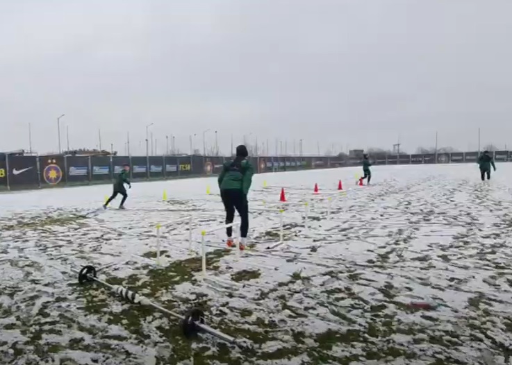 „Perlele” de milioane de euro ale lui Becali, antrenament spartan pe zăpadă. Toni Petrea nu a avut milă de jucători: „Zăpada nu ne poate opri!”