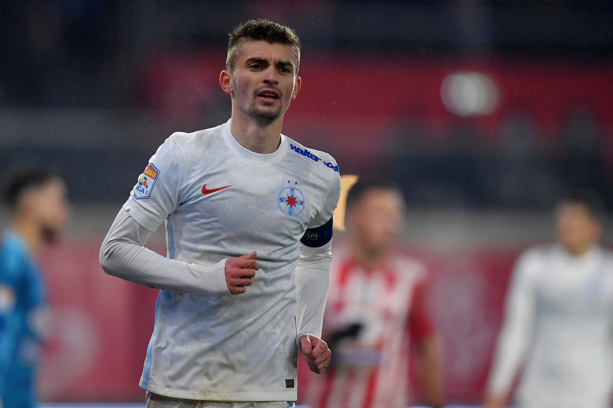 Florin Tănase, de neoprit! Căpitanul FCSB-ului este noul golgheter din Liga 1. Cifrele mijlocașului