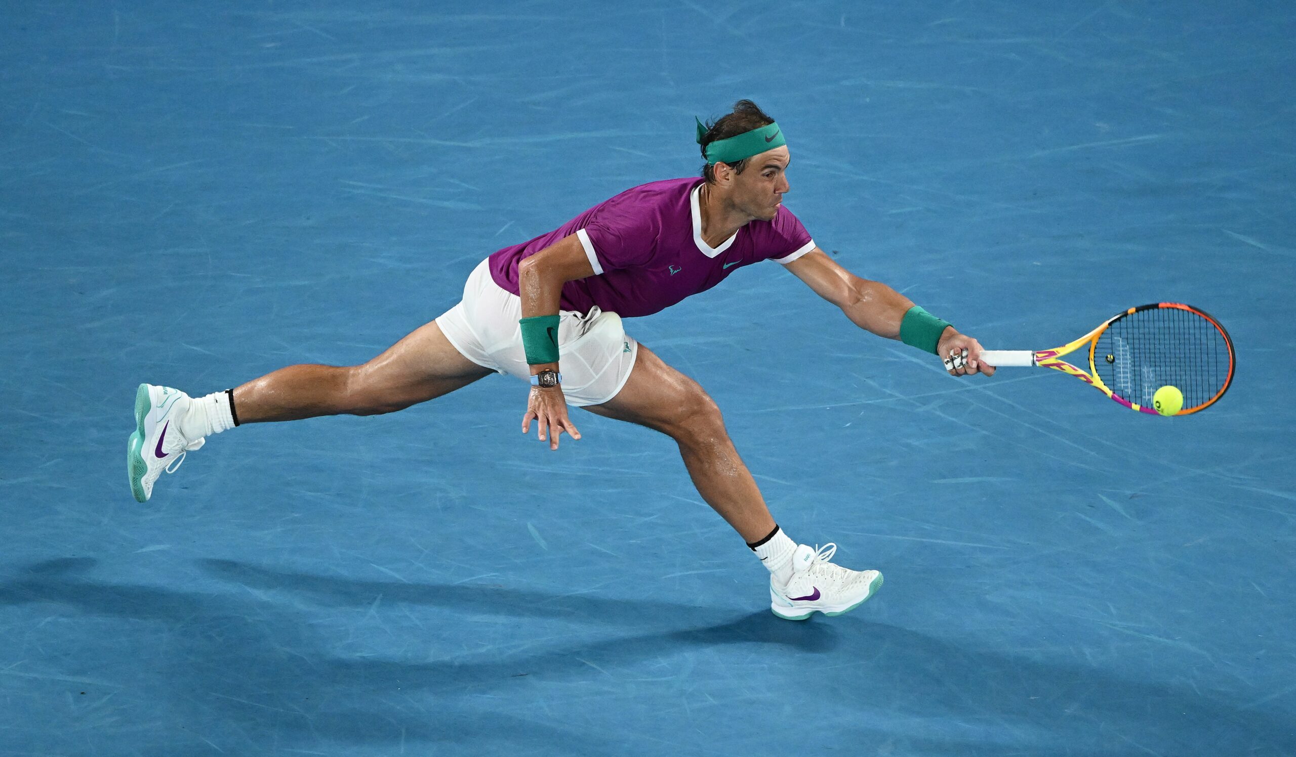 Rafael Nadal – Daniil Medvedev | Punct epic în finala de la Australian Open 2022. 40 de lovituri și un unghi rar găsit de Rafa