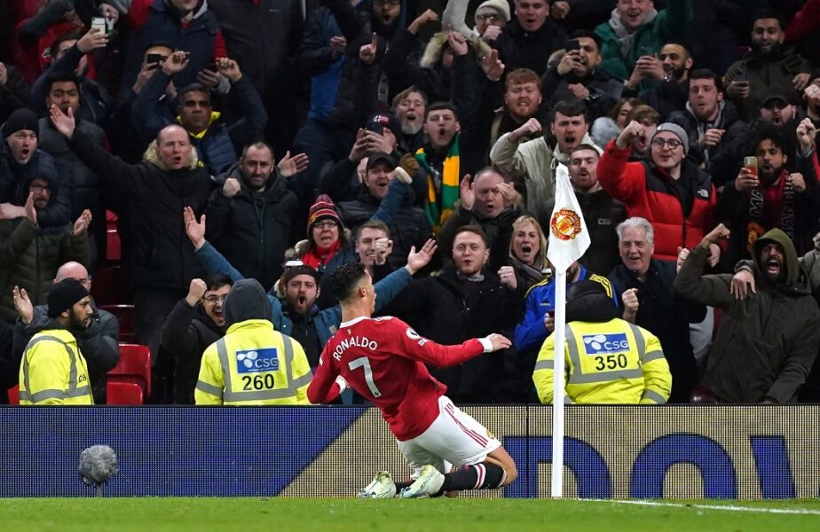 Cristiano Rolando, gol superb în Manchester United – Brighton 2-0. Starul portughez și-a încheiat perioada de „seceta în Premier League