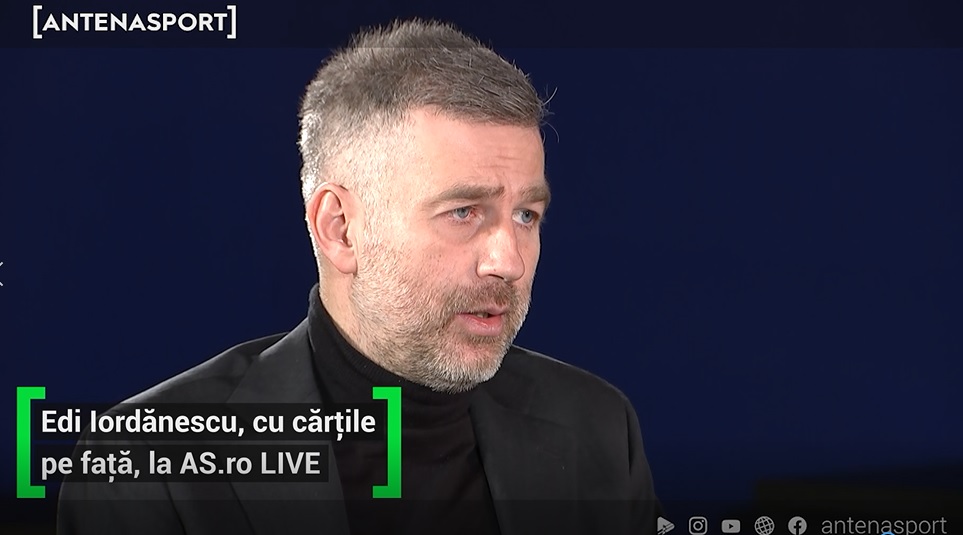 Edi Iordănescu, la AS.ro LIVE