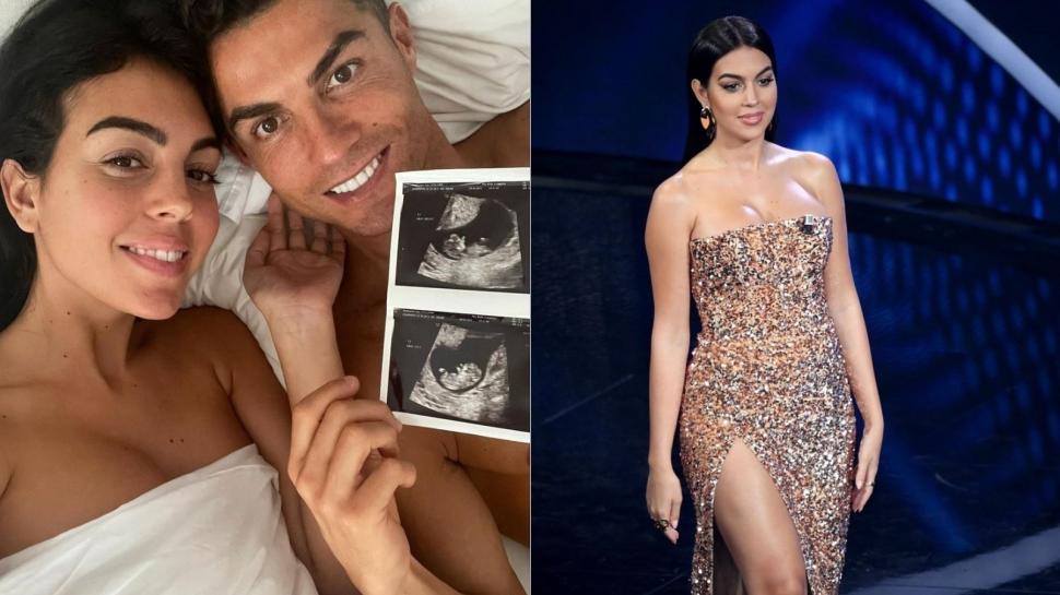Cum arată acum burtica de gravidă a Georginei Rodriguez, iubita lui Cristiano Ronaldo. În ce ipostaze s-a fotografiat la plajă