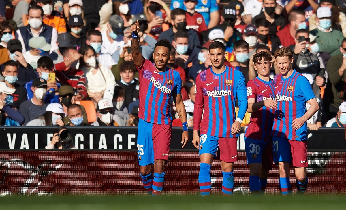 Pierre-Emerick Aubameyang a înscris primul său gol pentru Barcelona! Cursă de senzație și performanță remarcabilă reușită în derby-ul cu Valencia