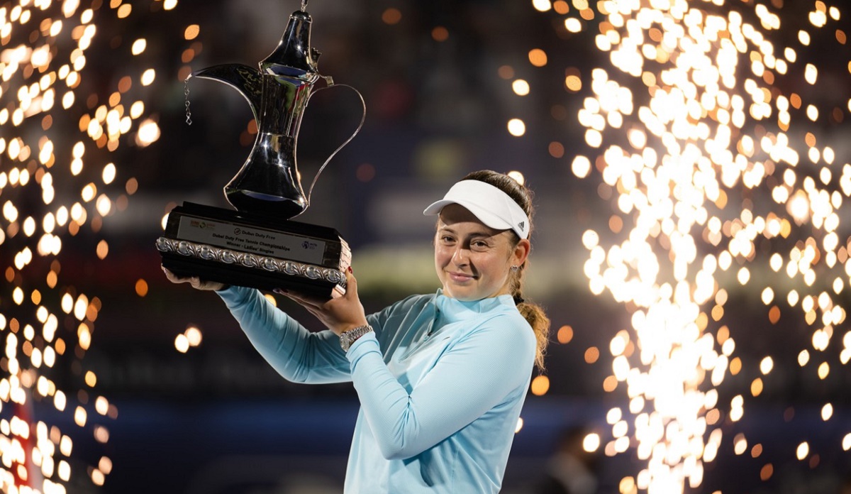 Jelena Ostapenko a câștigat turneul de la Dubai! Fosta adversară a Simonei Halep a „demolat-o pe Veronika Kudermetova în finală