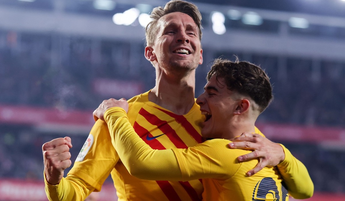 Espanyol – Barcelona 2-2. Dramatism total în derby-ul Cataloniei! Luuk de Jong, gol salvator în minutul 90+6. Două eliminări pe final și bucurie în stilul lui Cristiano Ronaldo