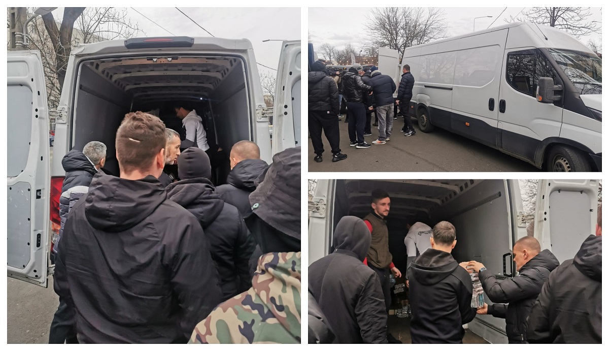Ultrașii și oficialii de la FCSB, ajutor uriaș pentru refugiații ucraineni. Șase microbuze pleacă spre Tulcea. Mihai Stoica asigură: „Baza noastră este deschisă pentru ei”