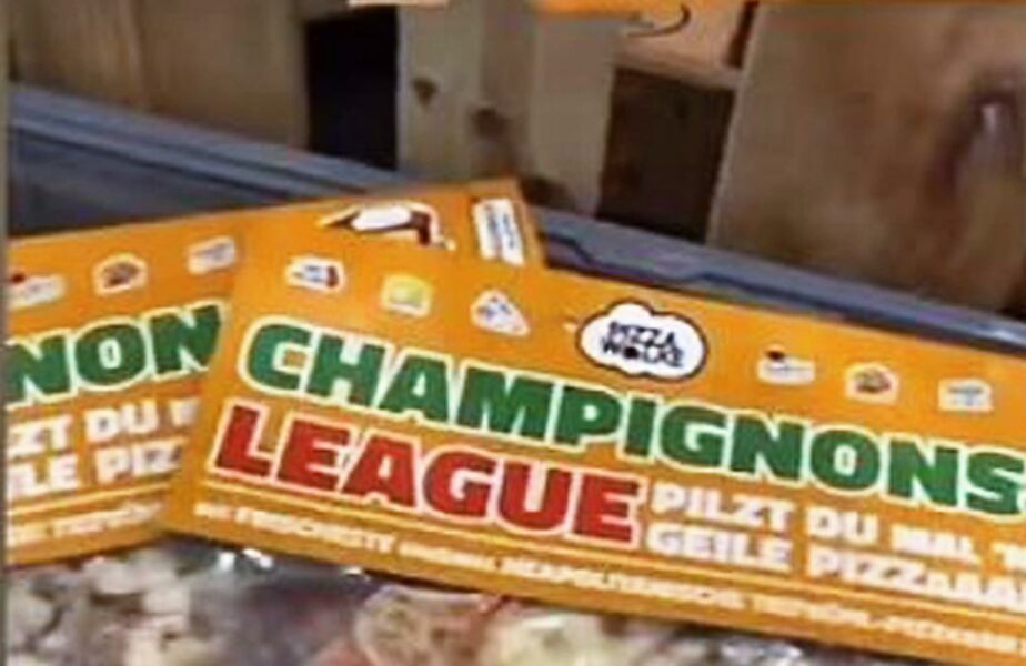 Champignons League! UEFA s-a luat de pizza cu ciuperci!