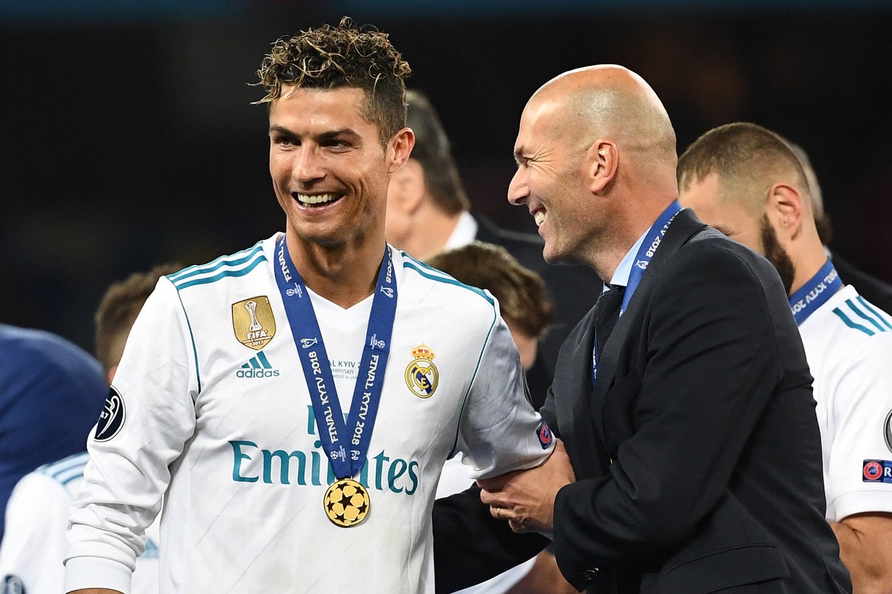 Zinedine Zidane și Cristiano Ronaldo