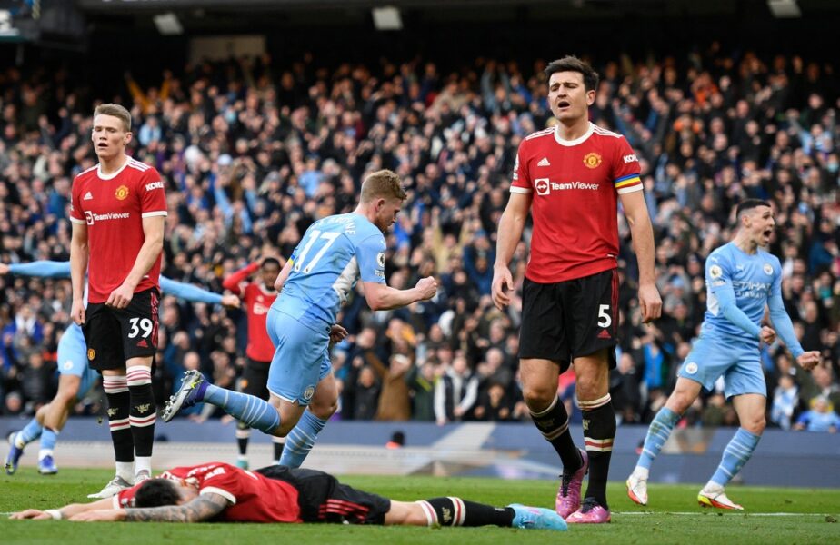 ”O rușine!” ”Diavolii roșii”, făcuți praf după Manchester City – Manchester United 4-1: ”Să nu mai joace niciodată!”+ Kevin De Bruyne, mesaj războinic pentru rivalii de la Liverpool