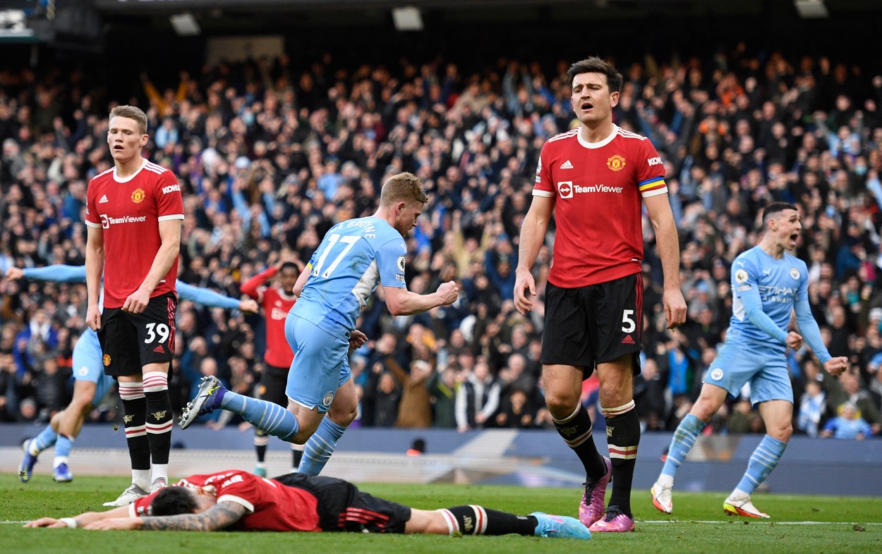 ”O rușine!” ”Diavolii roșii”, făcuți praf după Manchester City – Manchester United 4-1: ”Să nu mai joace niciodată!”+ Kevin De Bruyne, mesaj războinic pentru rivalii de la Liverpool