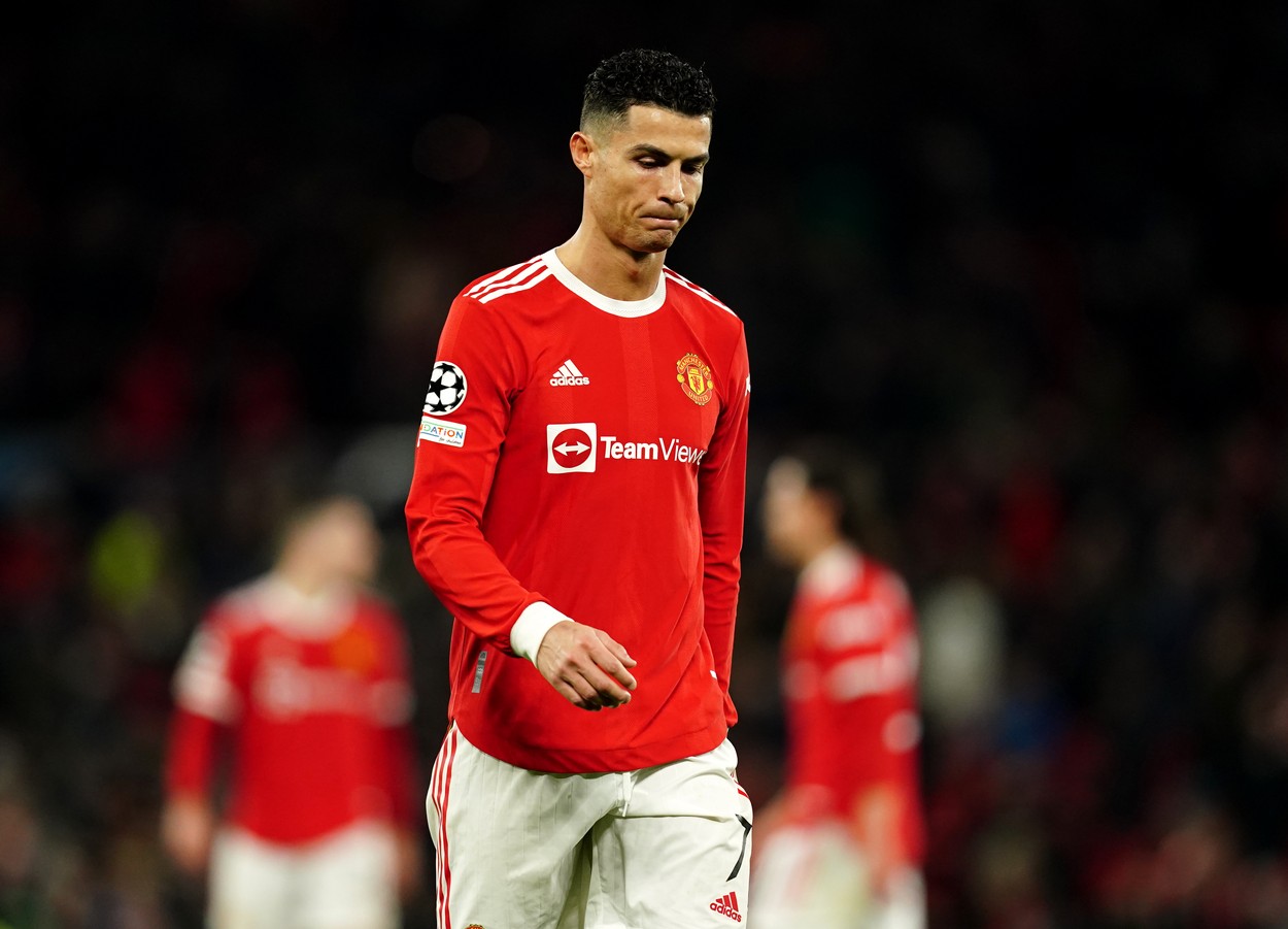 Cristiano Ronaldo, dezamăgit în timpul unui meci